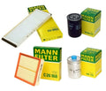 Mann Oil Air Paper Cabin Fuel Filter Service Kit for Audi A4 Quattro (1997–2001)