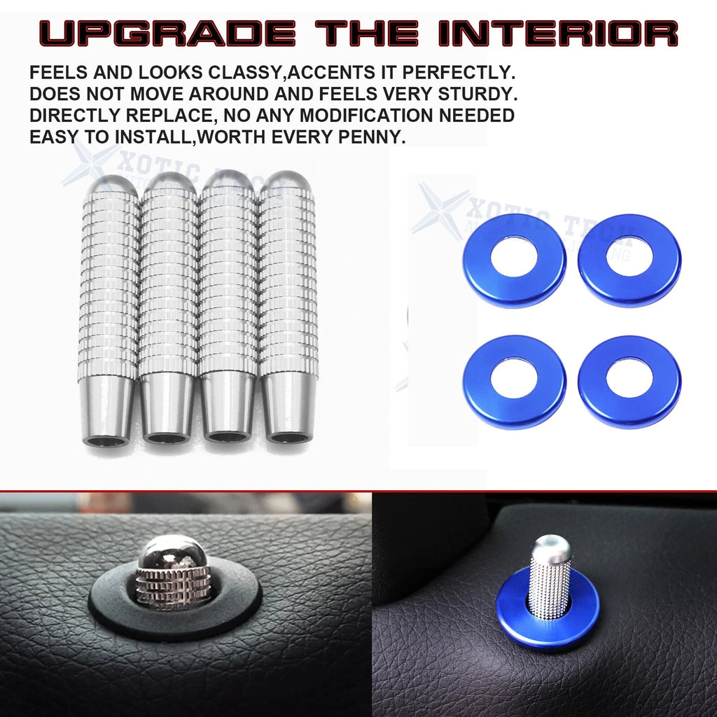 Alloy Bolt-On Door Lock Knob Pin for Mercedes C-Class (2012-2024)