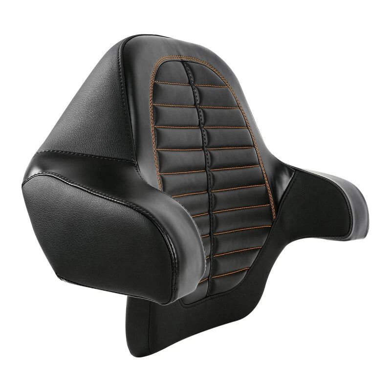Black Passenger Backrest for Harley Touring Road Street Glide (2014–2025)