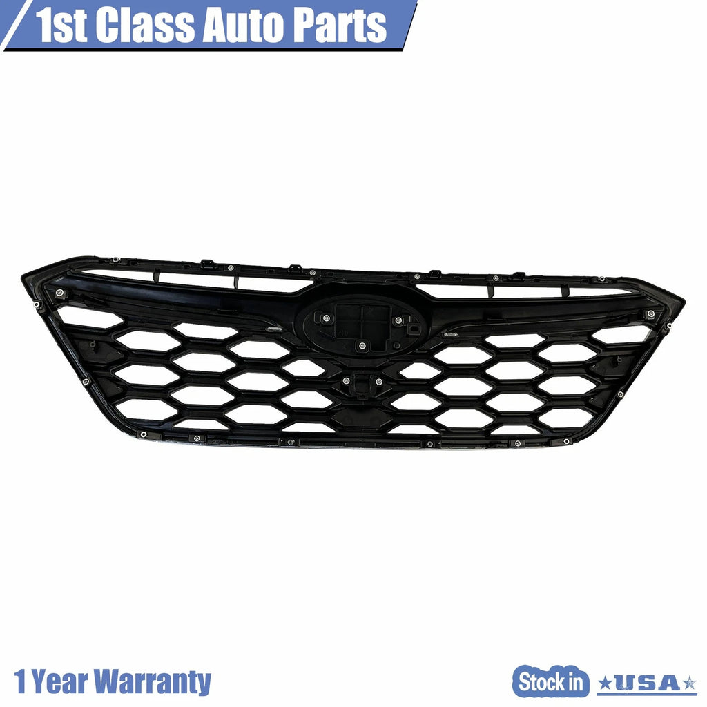 Glossy Black Grille Assembly with Chrome Trim for Subaru Outback (2020-2022)