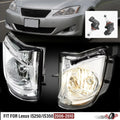 Pair Fog Lights for Lexus IS250 IS350 (2006–2010) Clear Lens