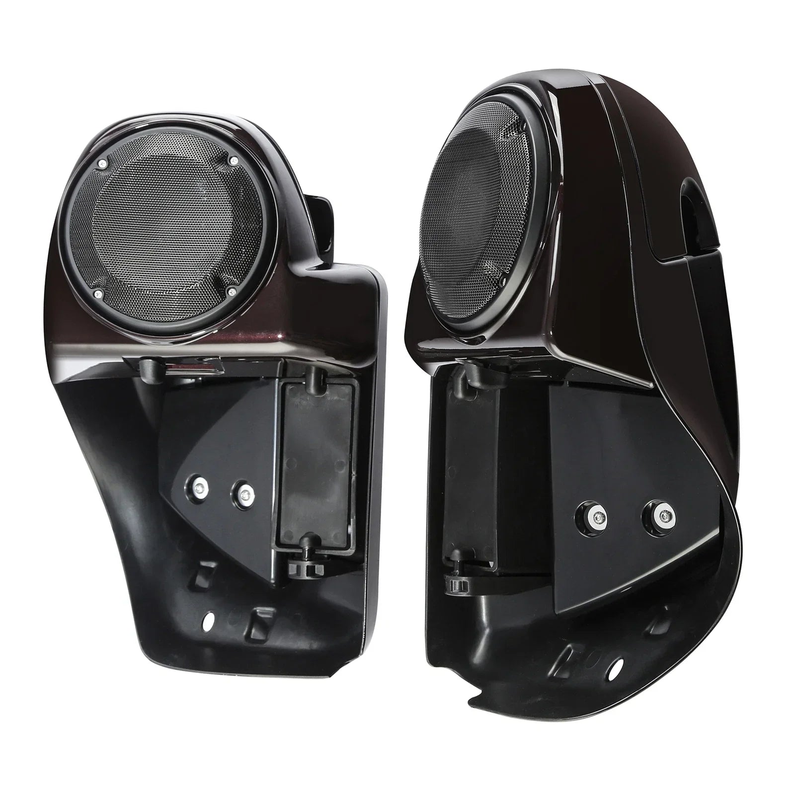 Vented Leg Fairings for Harley CVO Street Glide 2014-2024 Black Forest