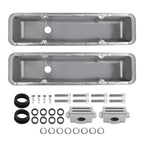 Fabricated Aluminum Valve Covers Mounting Hardware for Small Block 283, 302, 327