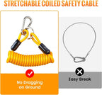 4X Breakaway Trailer Cable Coiled Brake Away Cable for RV (6FT)
