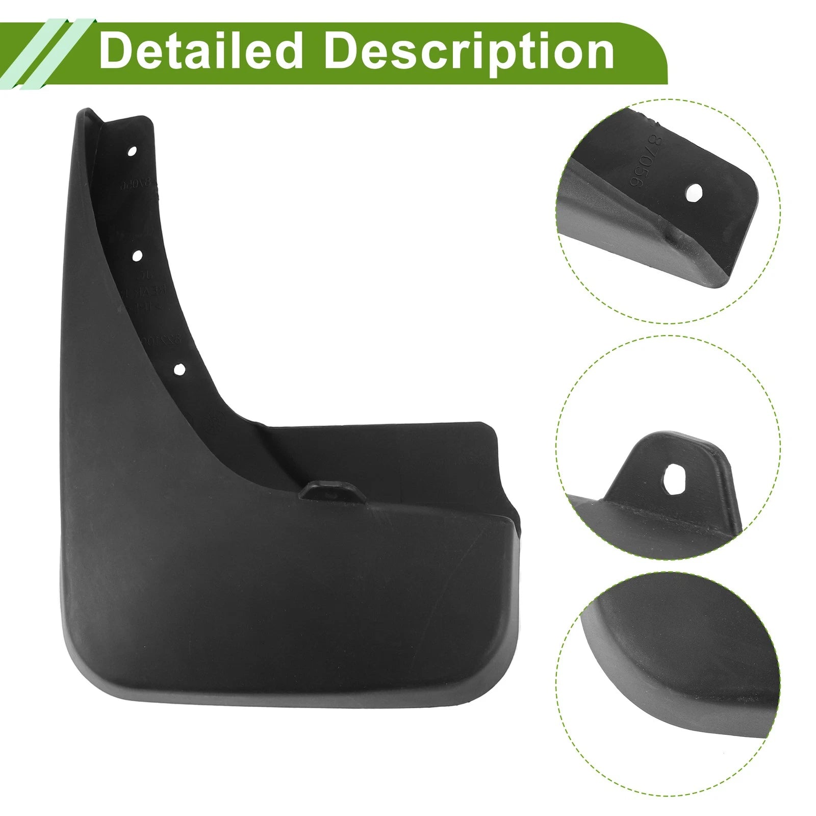 Set of 4 Mud Flaps Splash Guards for Dodge Journey (2007–2021)