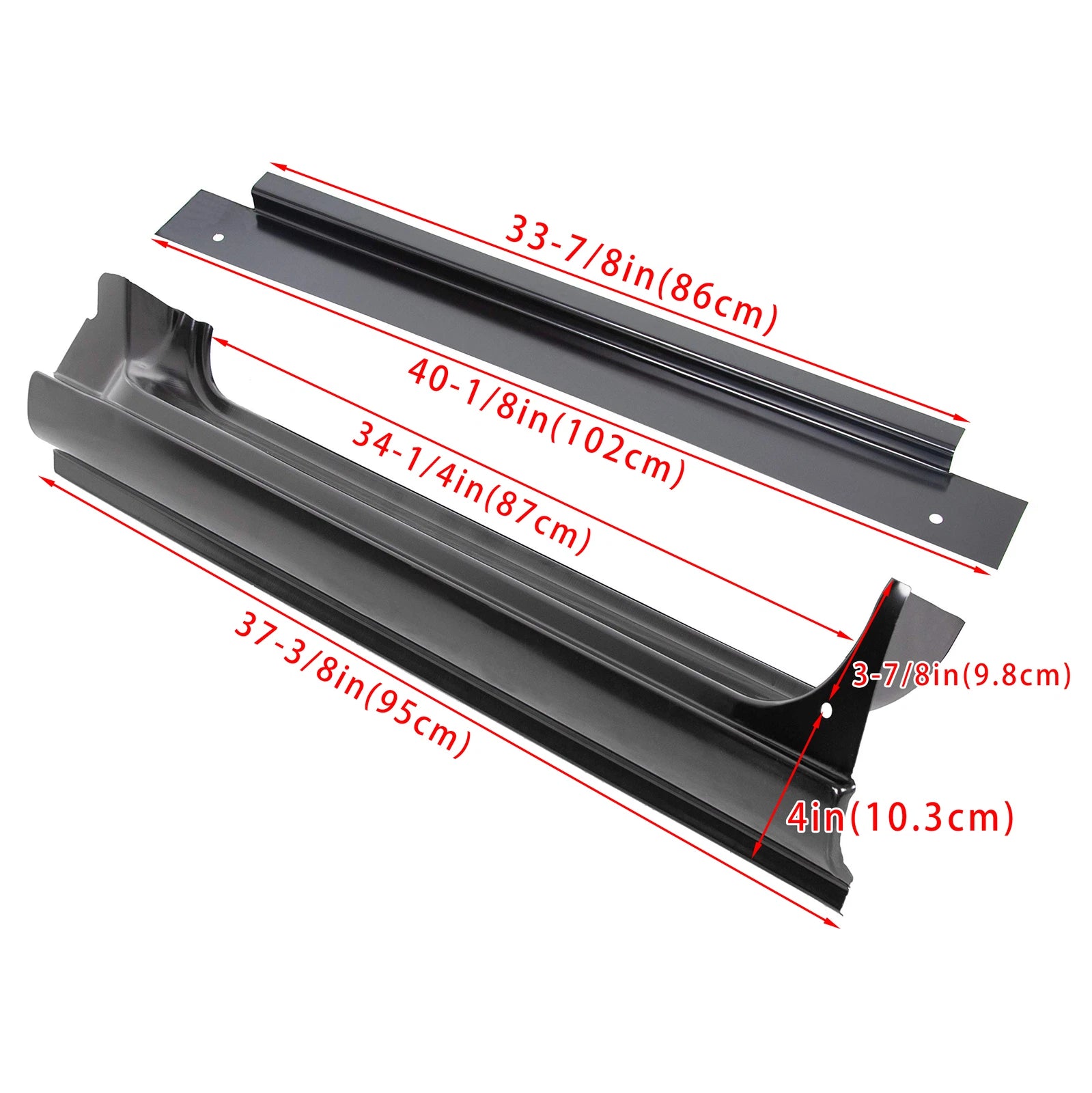 Full Rocker Panels with Inner Patch for Chevy C10 (1967–1972)