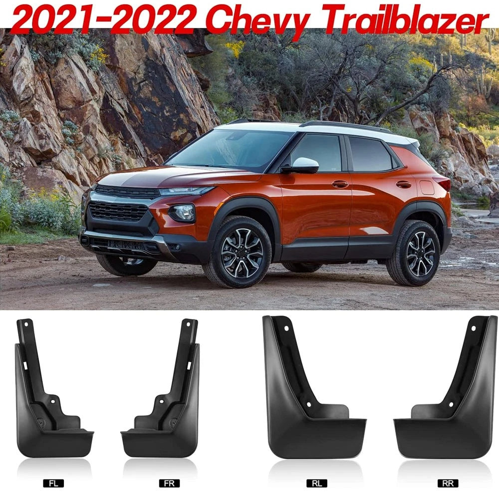 Set of 4 Splash Guards Mud Flaps for 2022 Chevy Trailblazer Sedan