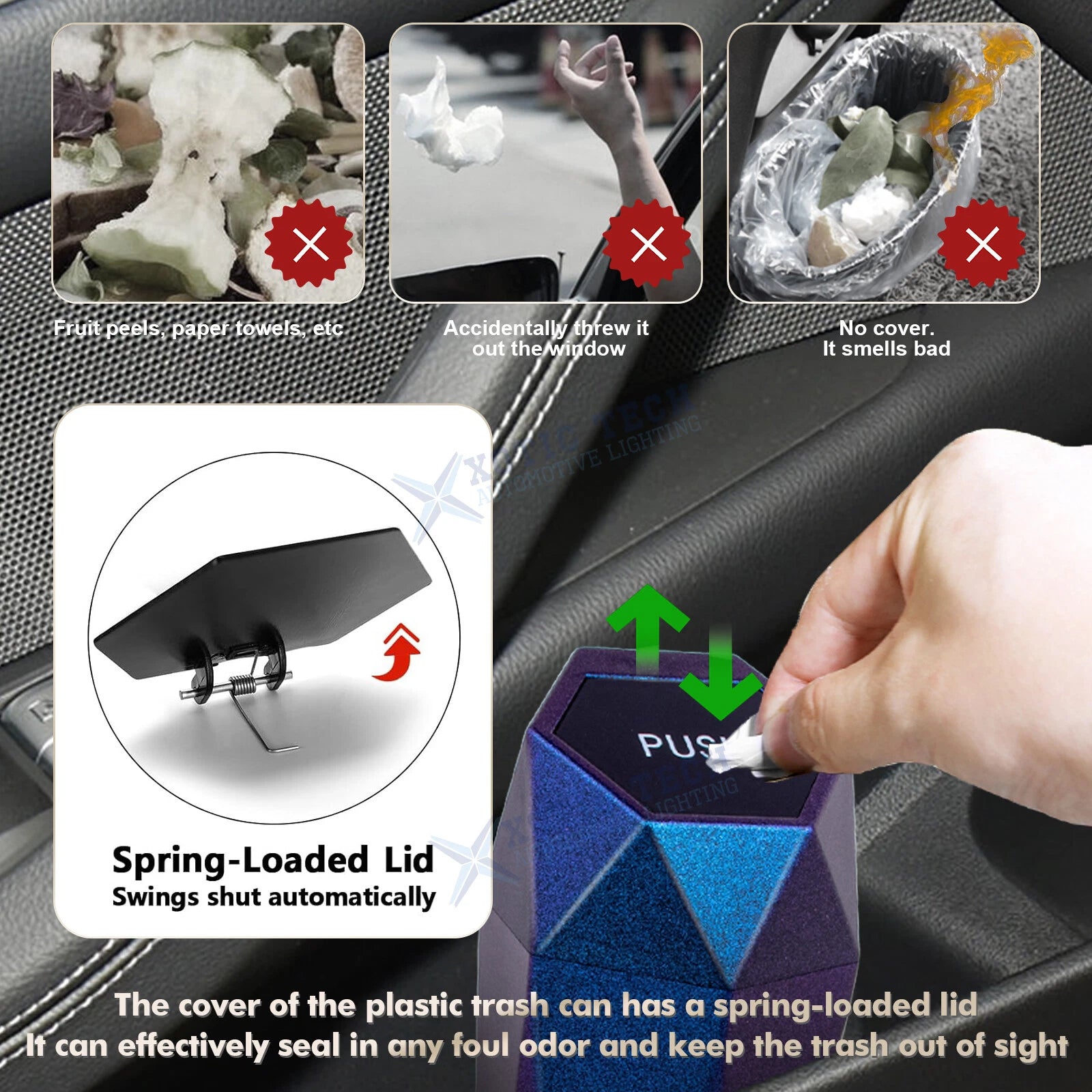 Cup Holder Garbage Bin for Toyota Sienna (1998-2003)