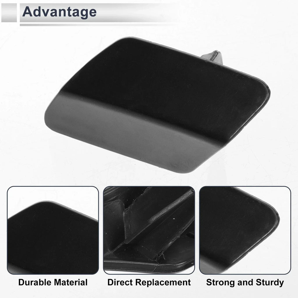 Front Left Side Bumper Headlight Washer Nozzle Cover Cap for BMW 320i Unpainted