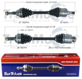 Set of 2 Front CV Axle Shafts for Ford Fusion (2013–2020)