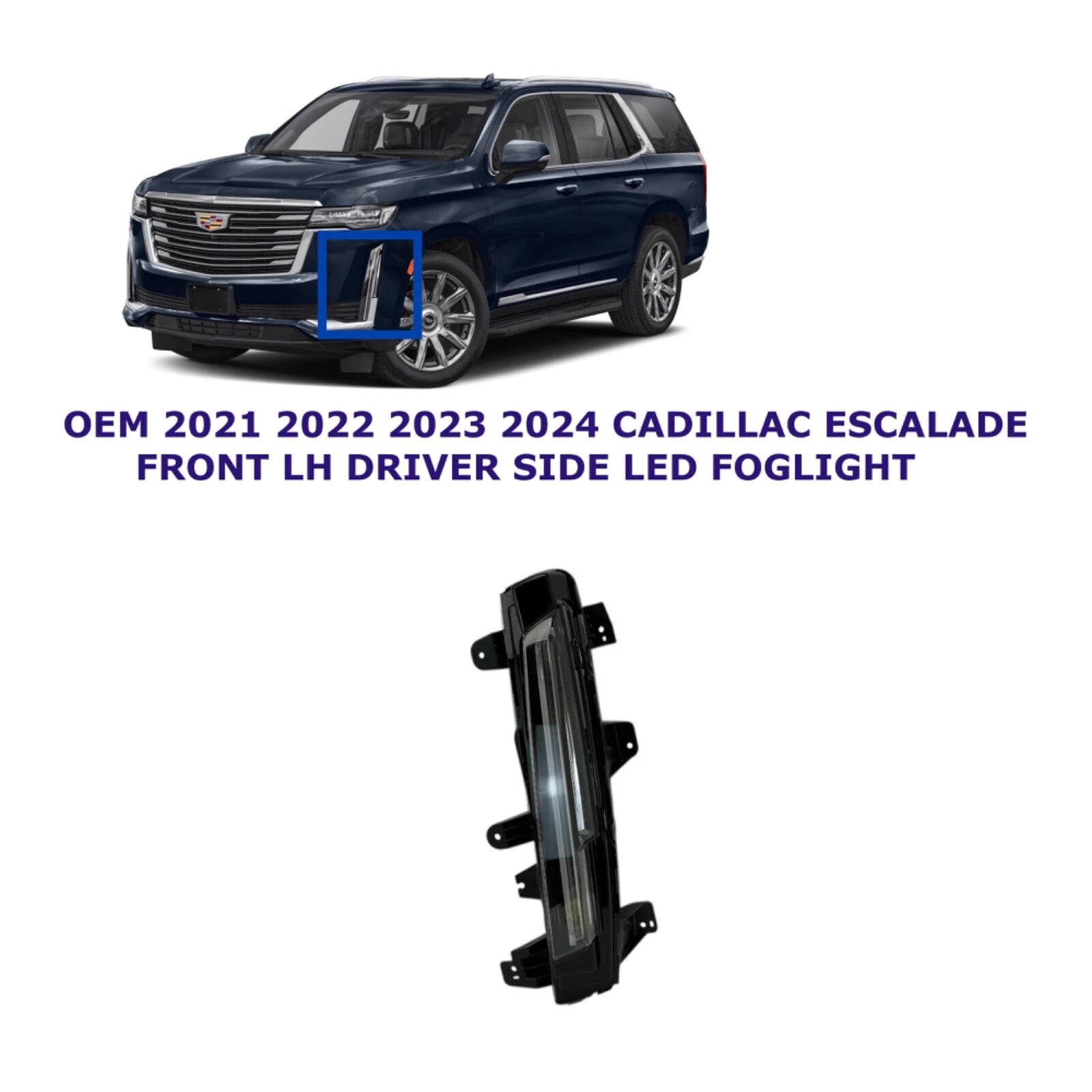 LED Foglight for Cadillac Escalade (2021–2024) 84828502
