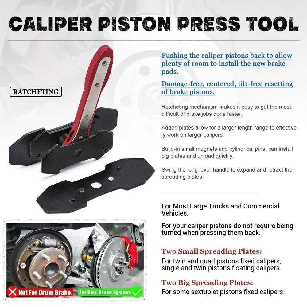 Brake Piston Wrench Tool for Car Caliper Pad Installation