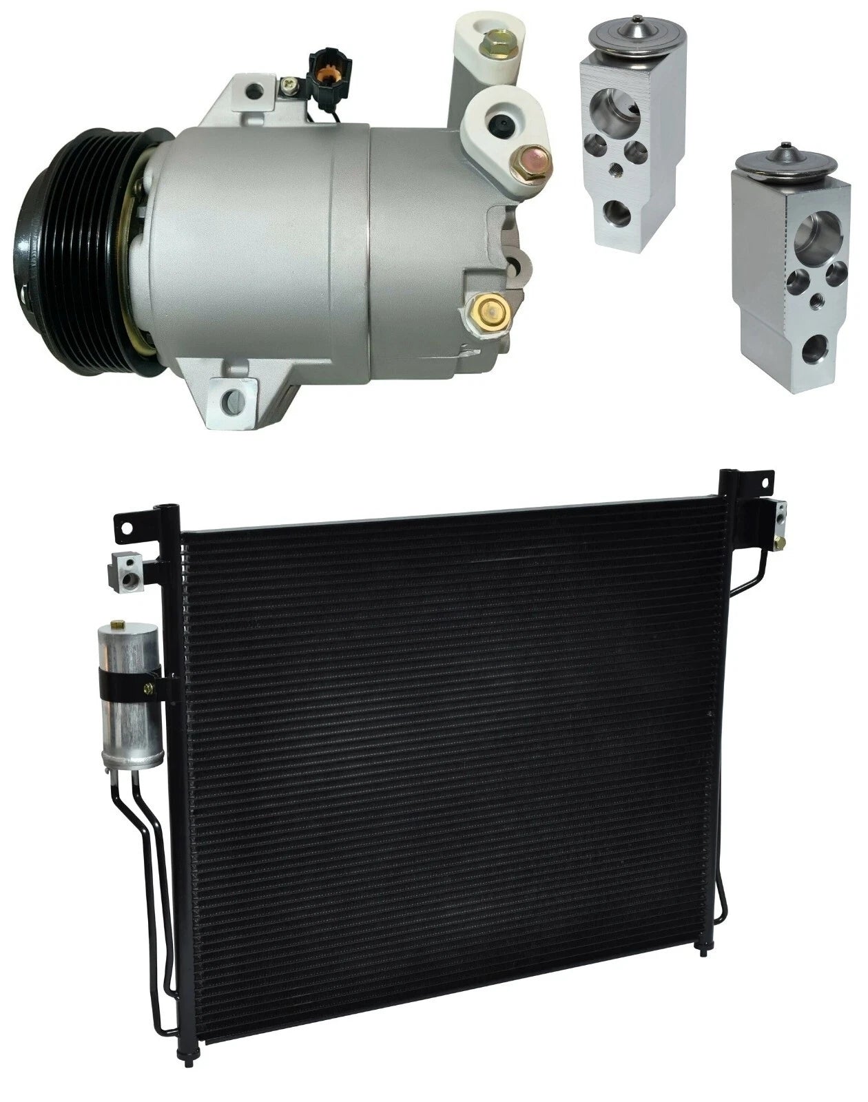 AC Compressor Kit With Condenser For Nissan Pathfinder 4.0L (2006–2006)