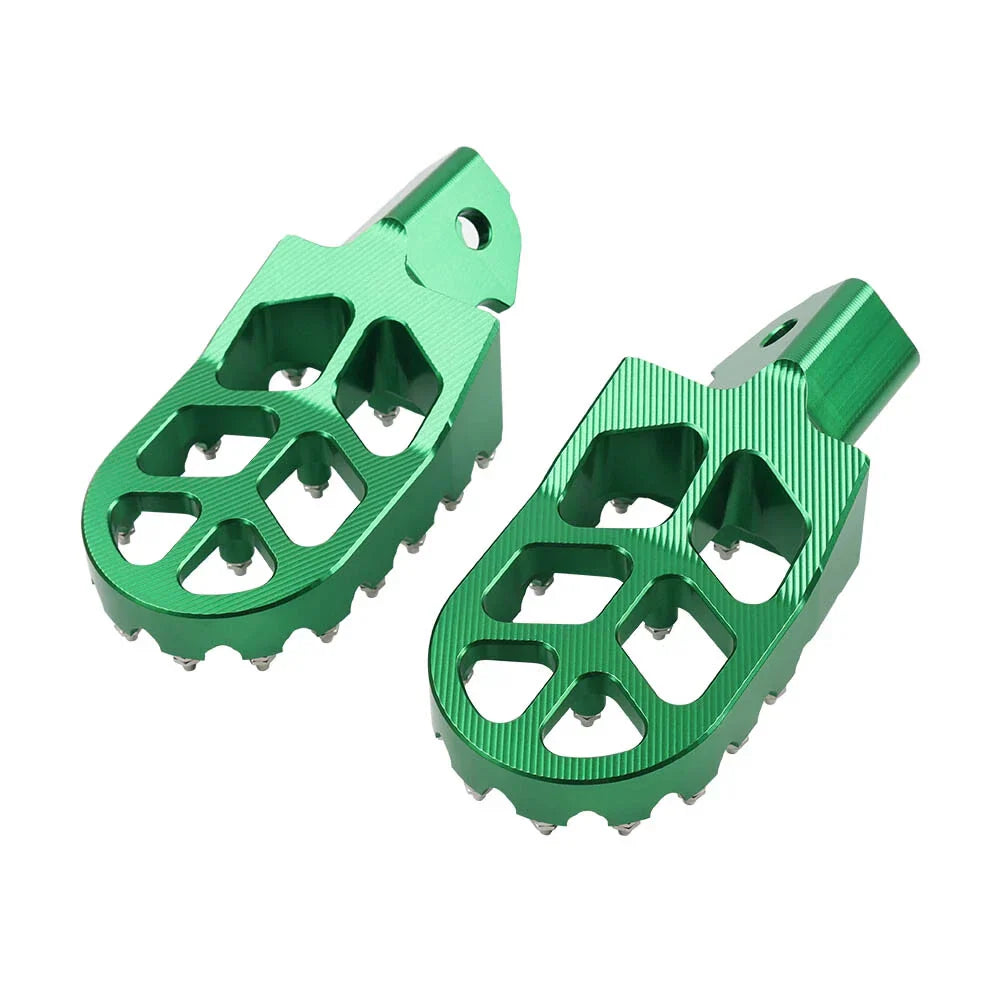 Green Foot Pegs for Sur Ron S/X, Honda CRF 150F 230F (2003-2019)