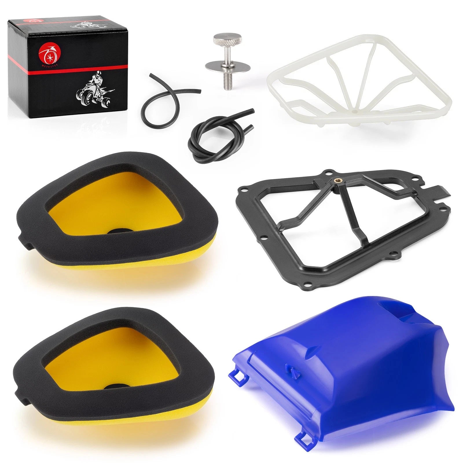 Air Filter & Guide Holder Cap Kit for Yamaha WR YZ 250 450 F FX (2018–2023)