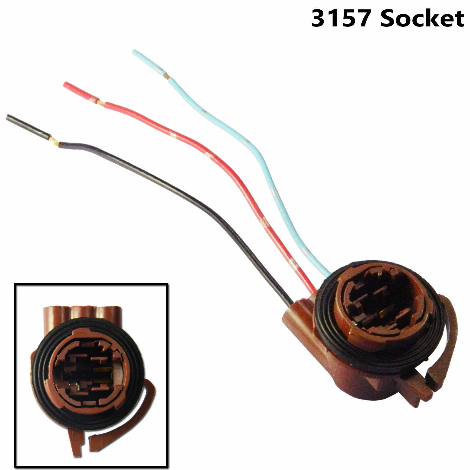 Wiring Harness Socket for Turn Signal Tail Brake Backup Light Bulbs (2013–2015)