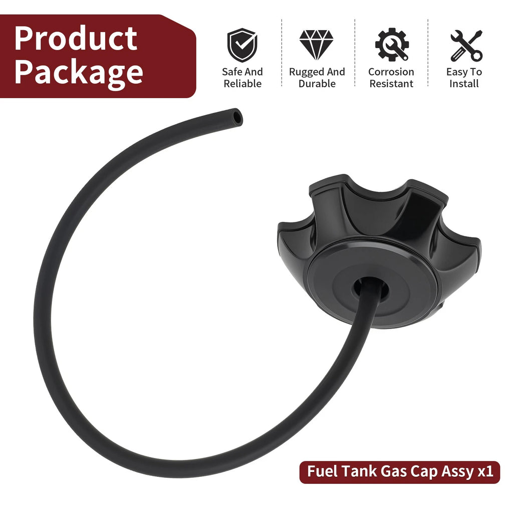 Gas Fuel Tank Cap & Tube for Honda CR80R (1985–1995) 17620-ML3-840