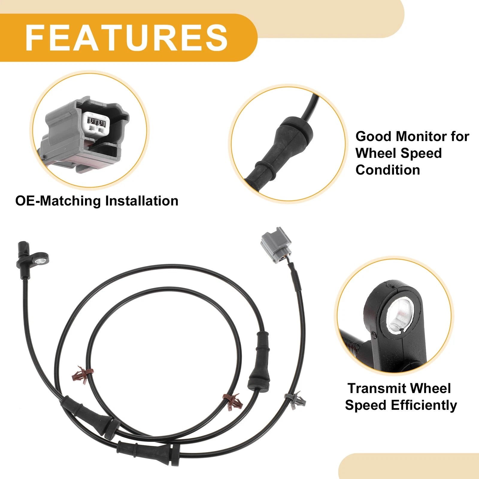 ABS Wheel Speed Sensor No.19316640 for Chevrolet City Express (2015–2018)
