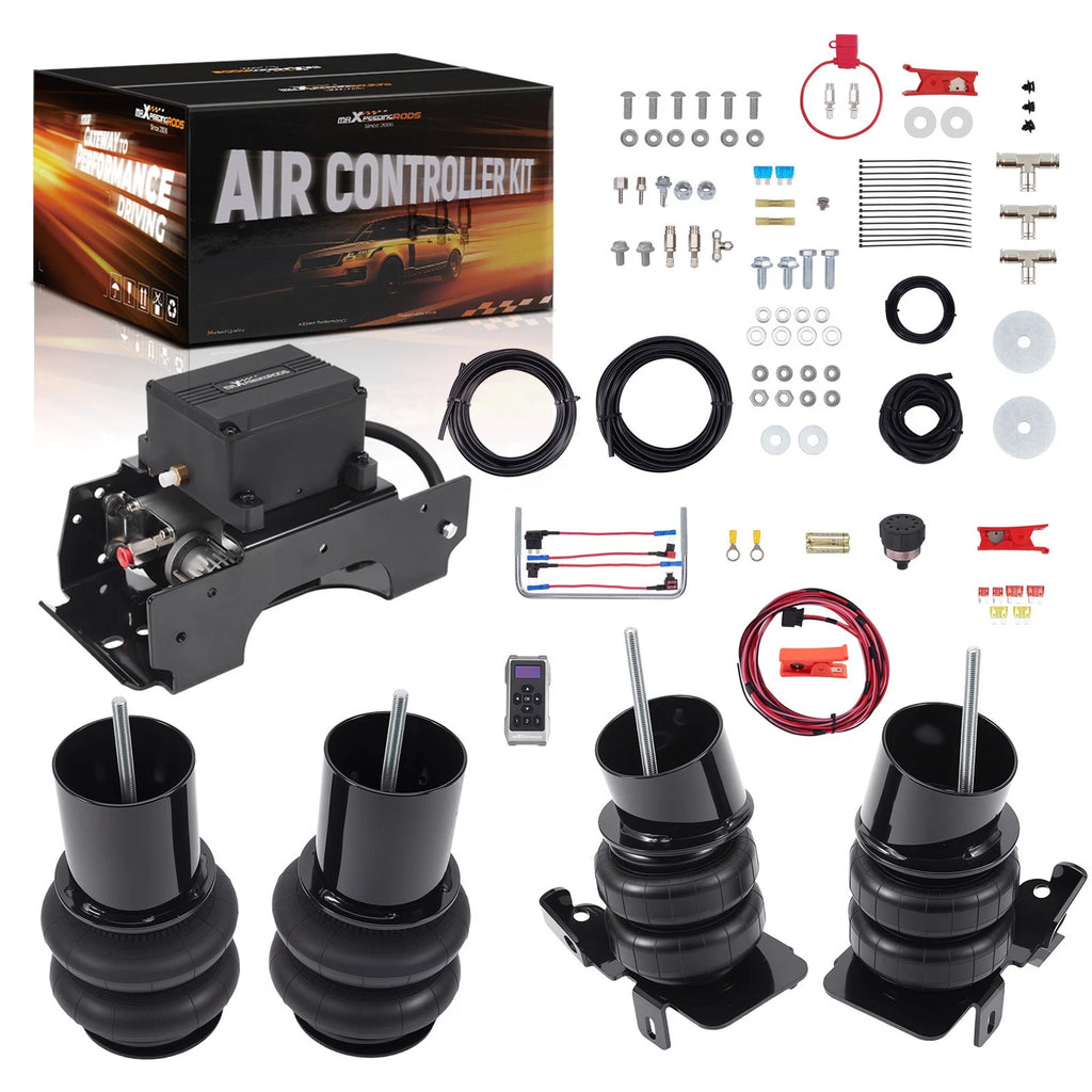 Set of 4 Air Springs + Wireless Controller for Chevy Impala Caprice (1965–1970)