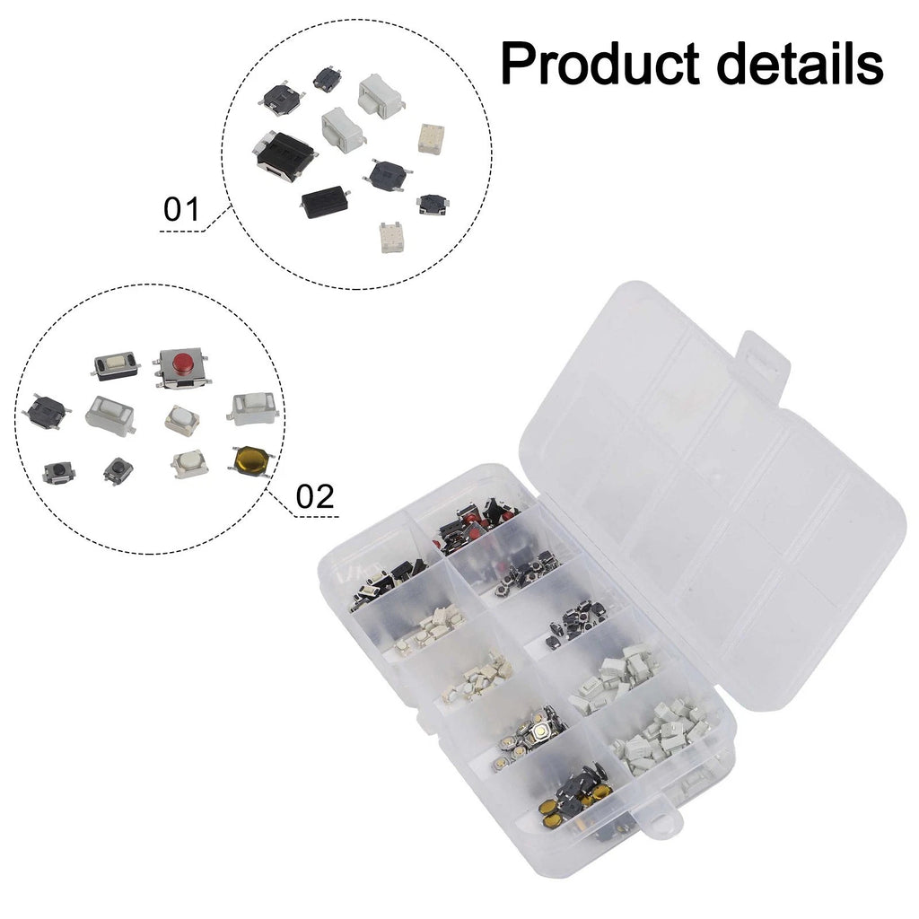 Button Switch with Box Touch Microswitch Control for