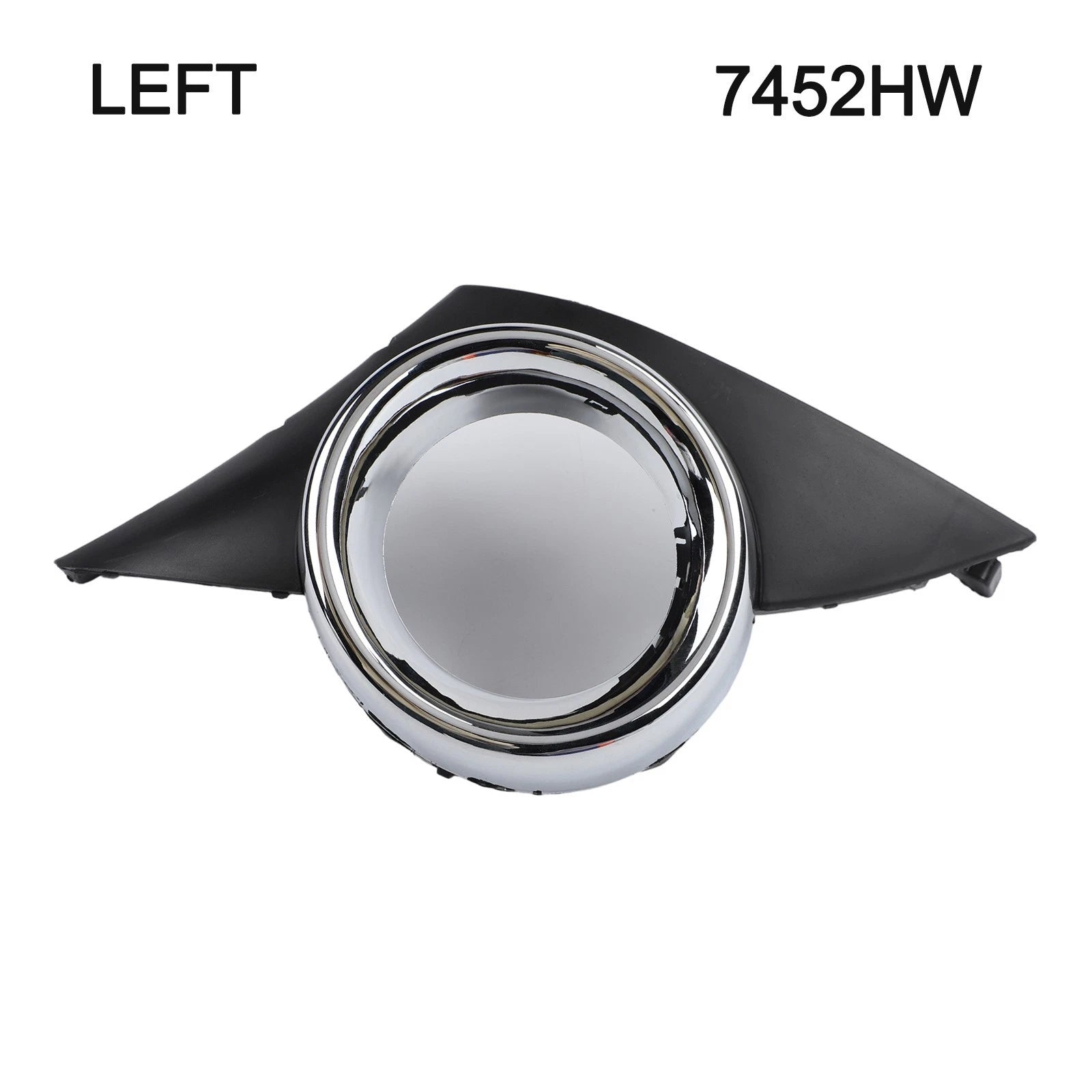 Set of 2 Black Headlight Trim Covers for Sport 207 (2006–2009)