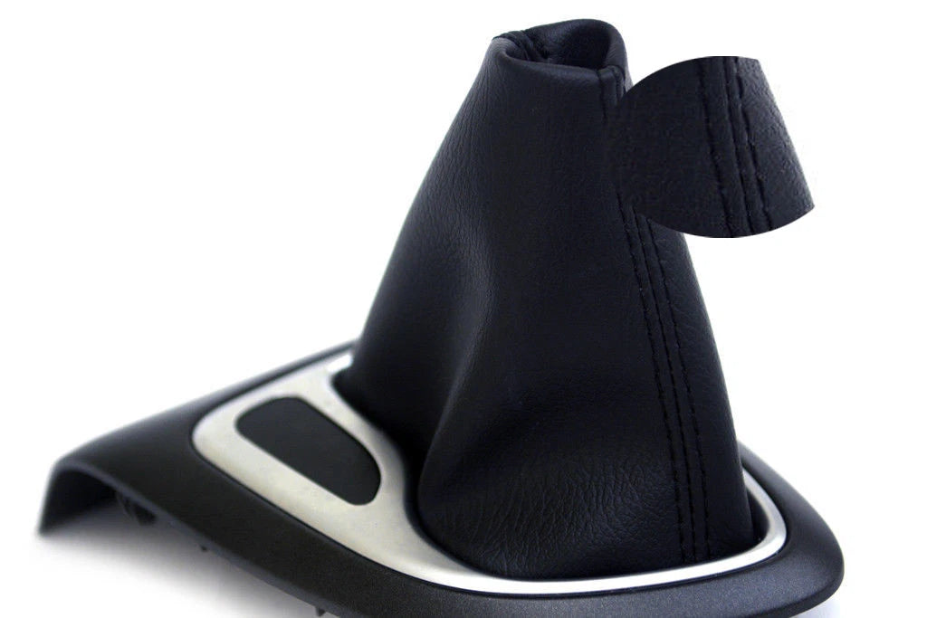 Automatic Shift Boot Cover for Dodge Dart (2013–2016) Black PVC Leather