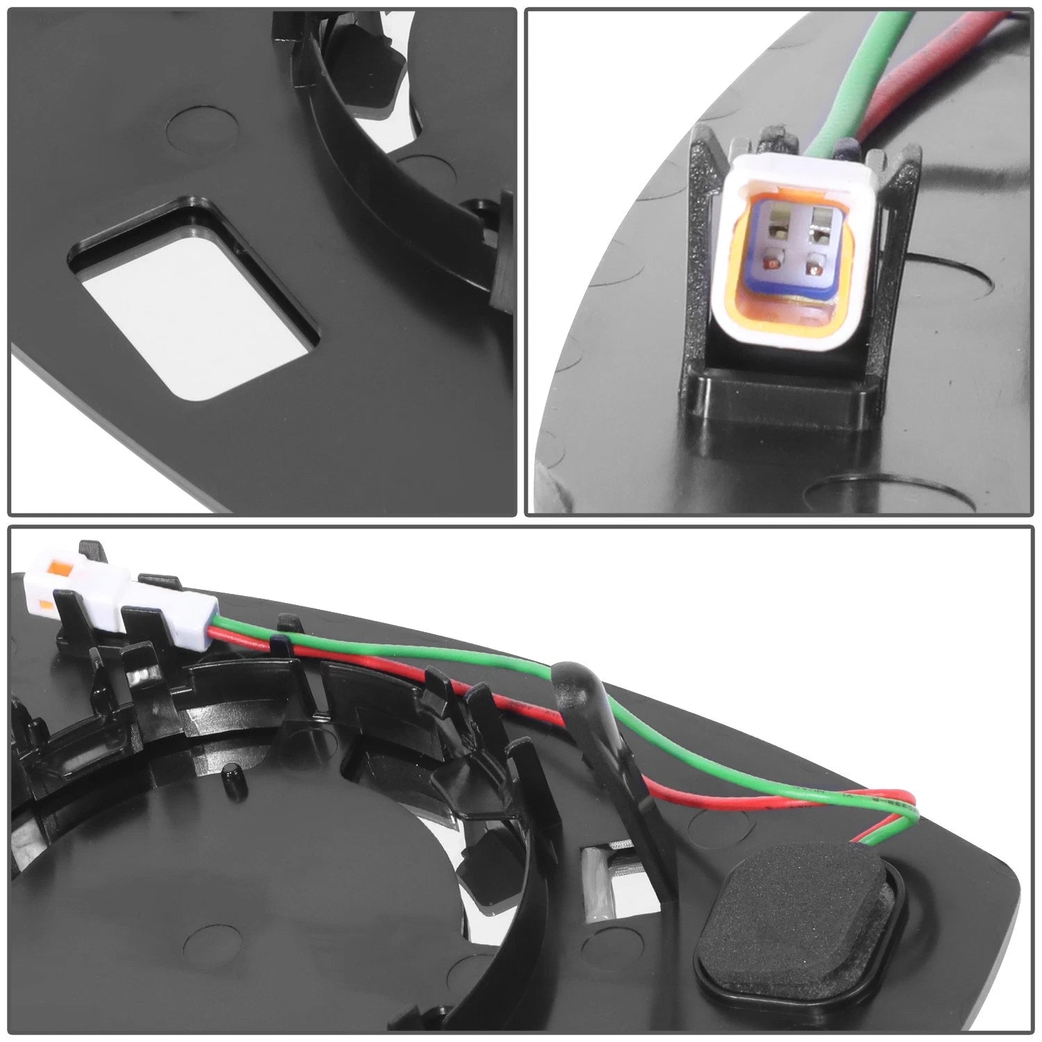 Driver Left Side Mirror Glass w/ Blind Spot for Ford Escape (2017–2019)