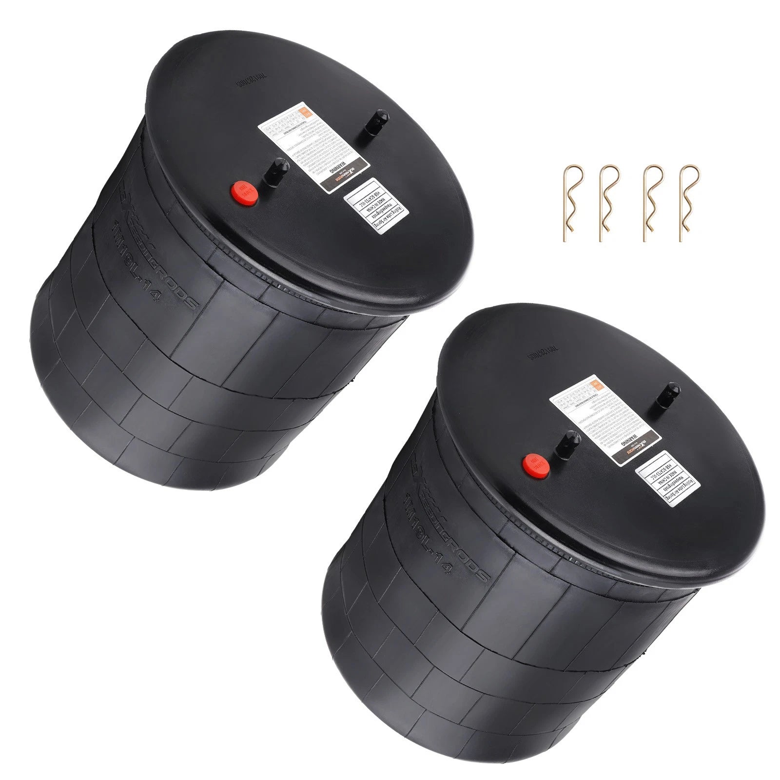 2X Air Spring Bellow Bags for Firestone W01-095-0500, ContiTech 4913NP02