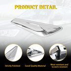 Set of 2 Chrome Fender Emblem Mouldings for BMW X3 X4 (2015–2017)