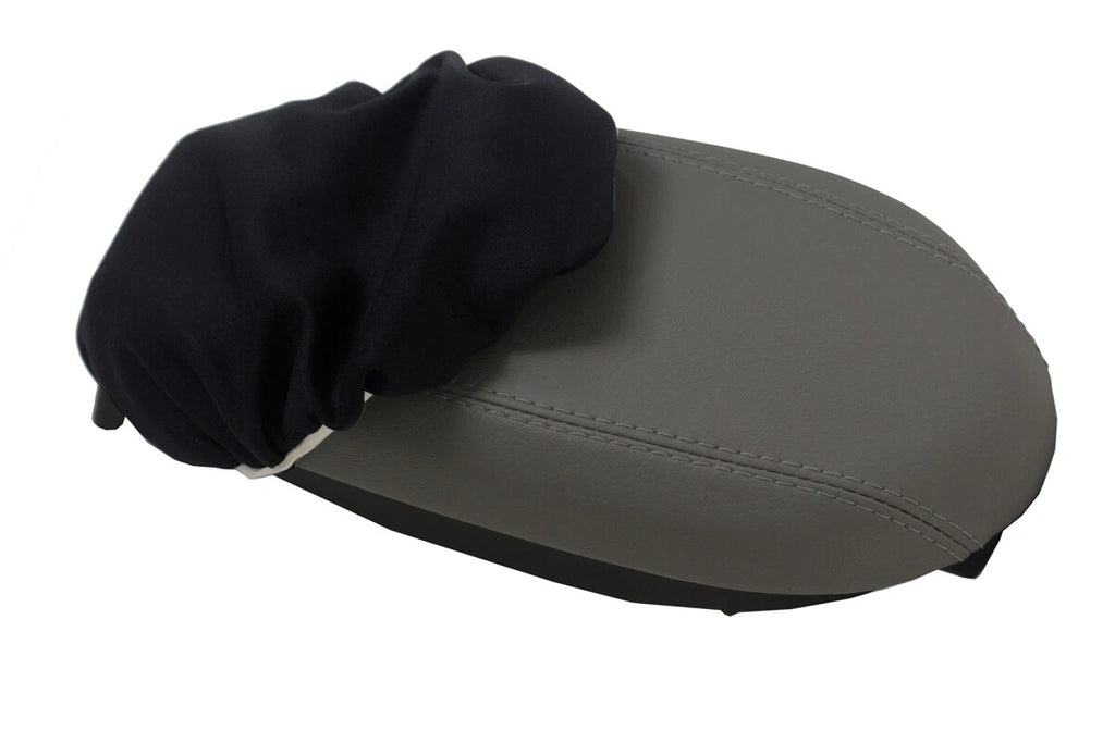 Fleece Console Lid Armrest Cover for Hyundai Veloster (2012–2018) Black