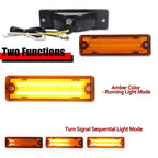 Sequential Amber LED Signal Blinker Lights for Mazda 323 626 (1983–2002)
