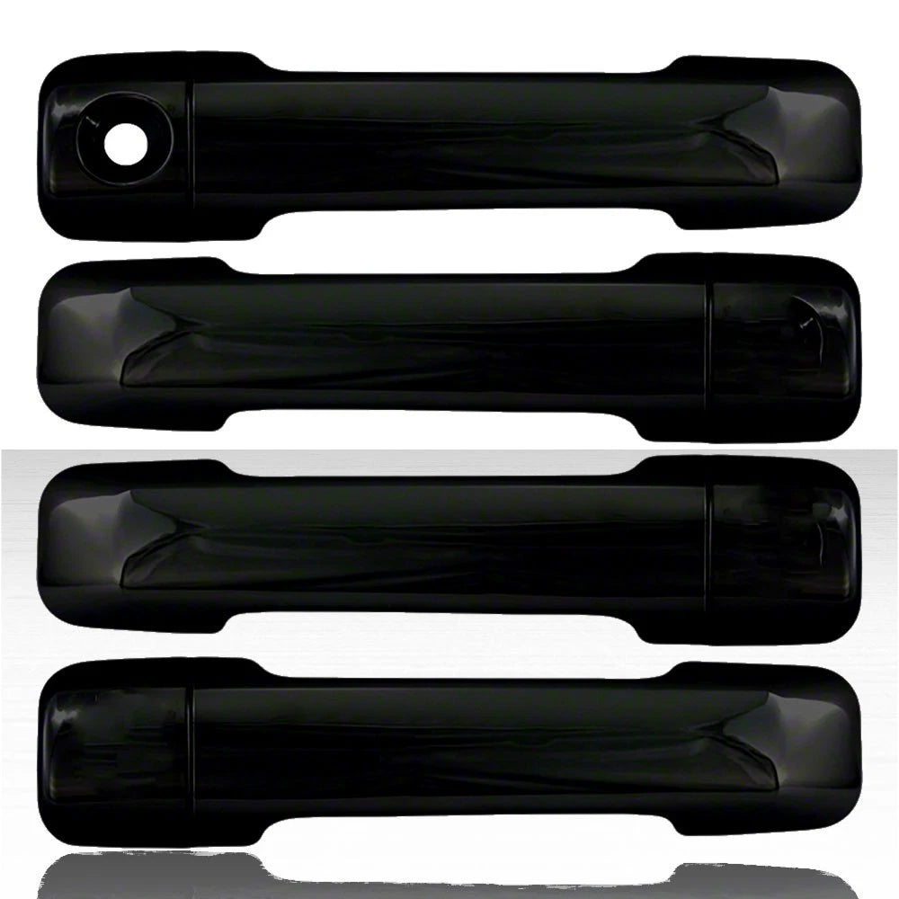 Set of 4 Door Handle Covers for 2008-2020 Toyota Sequoia - Gloss Black