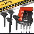 Set of 4 Ignition Coils & 4 Iridium Spark Plugs for Chevy Tracker (2001â2003)