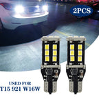 AUXITO 921 912 LED Reverse Backup Light Bulb 2400LM 6000K T15 for