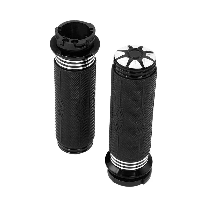 1" Handlebar Hand Grips for Harley Touring Road King Sportster XL883 XL1200