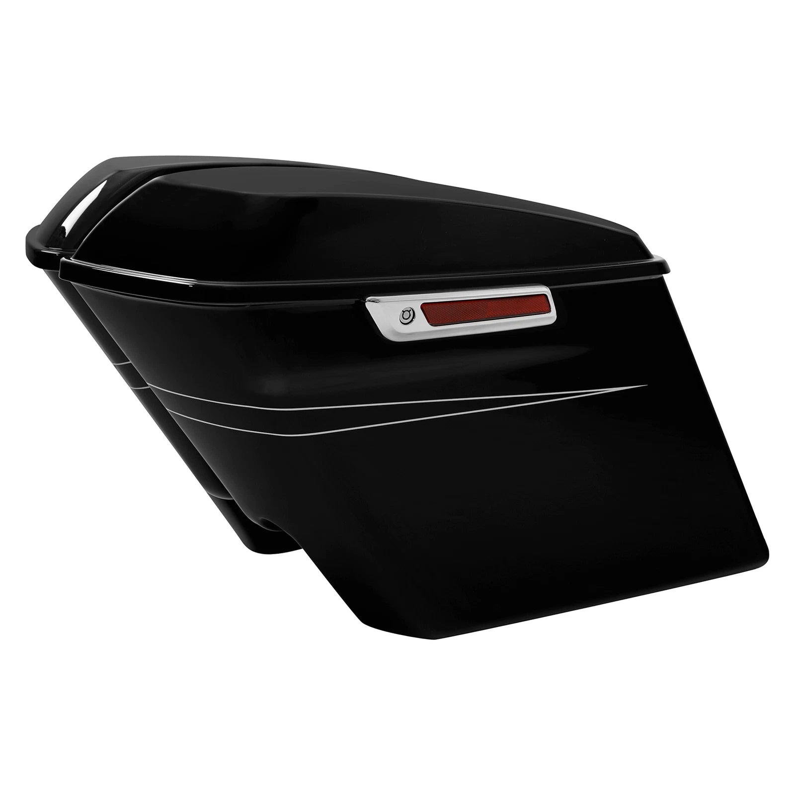 5" Stretched Hard Saddlebags for Harley Street Glide (2014–2023) Vivid Black
