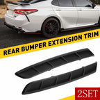 Set of 2 Rear Bumper Extension Trim for Toyota Camry (2018–2021)