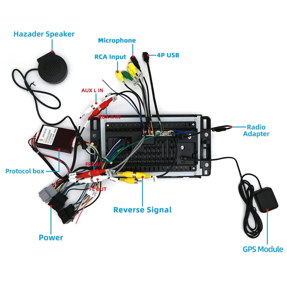 7'' Car Stereo Radio Head Unit for Chevrolet Tahoe, Hummer H2 (2007-2014)