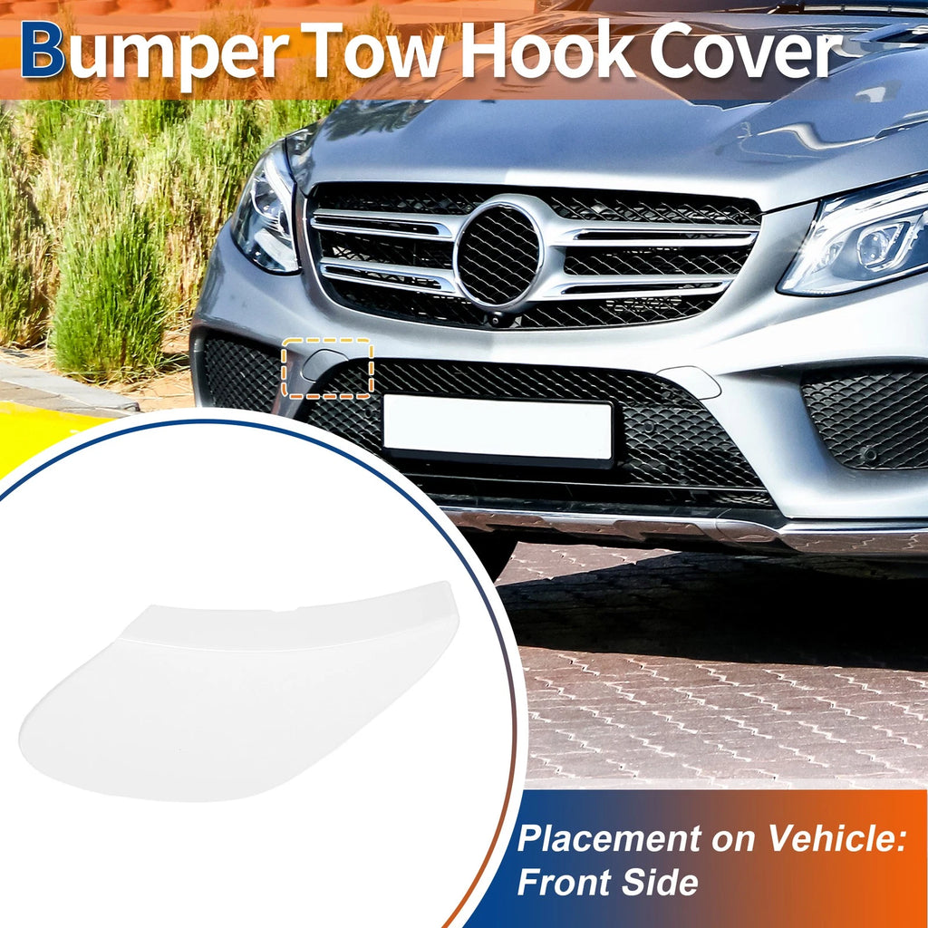 Tow Hook Cover for Mercedes-Benz GLE W166 (2016–2019) No.A2928854922 White