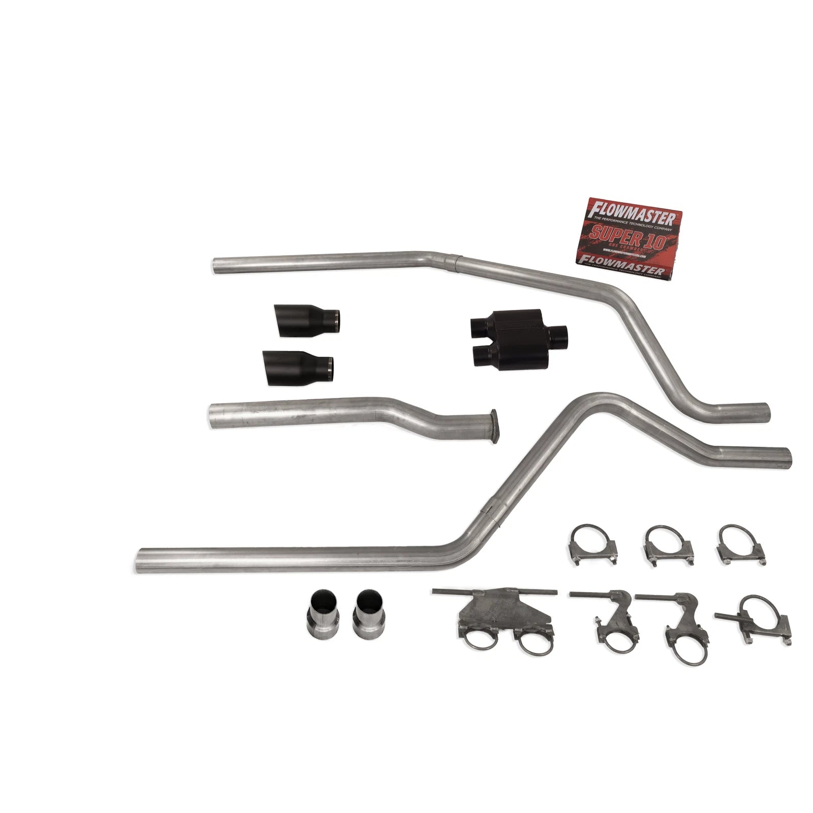 3" Dual Exhaust Kit for Dodge Ram 1500 (2019–2025) Flowmaster Super 10 DBW Tip