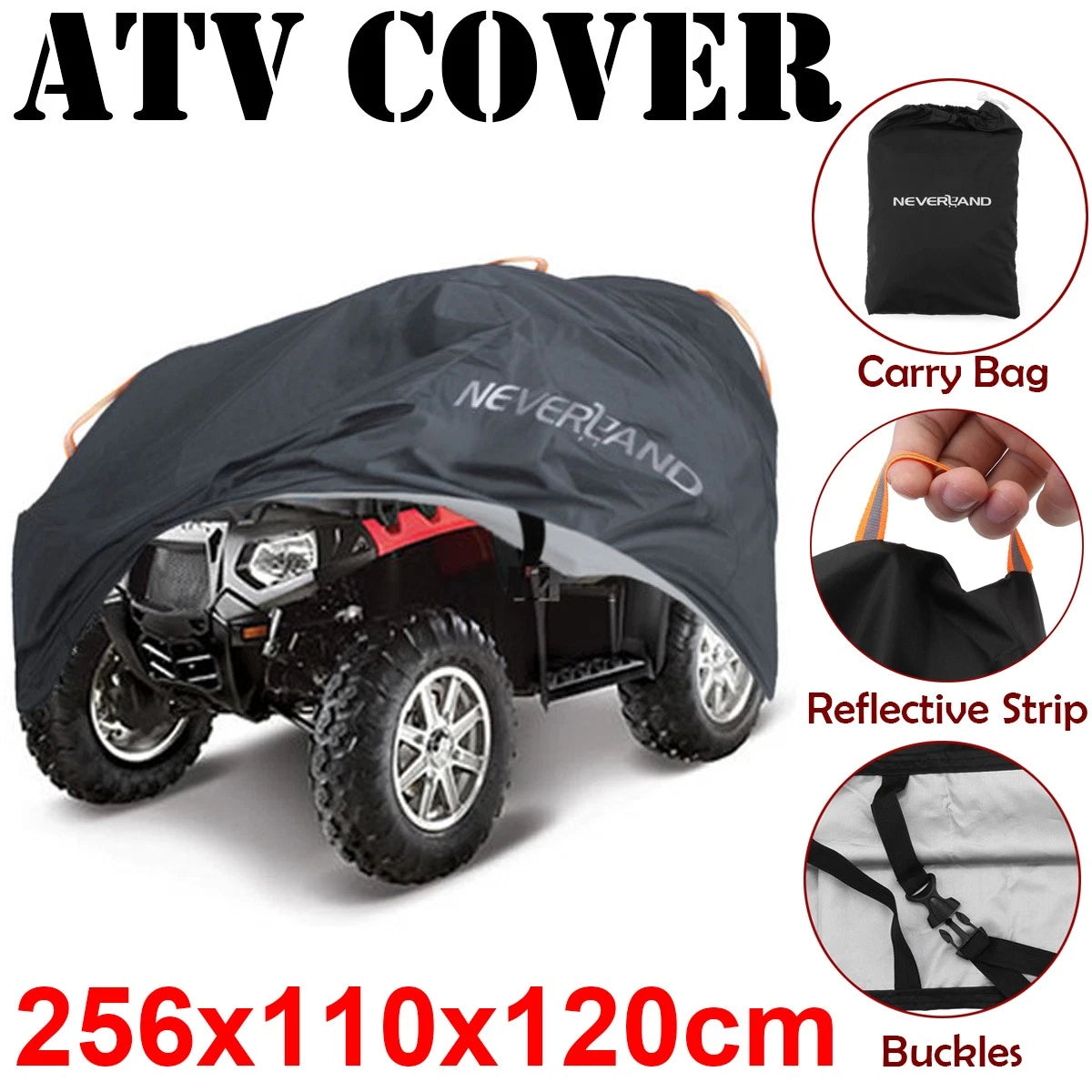 Heavy Duty ATV Cover for CF-Moto CFORCE 600/800 (Waterproof, Outdoor)