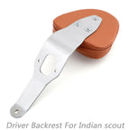 Driver Backrest for Indian Scout, Scout Sixty (2015–2018) - Brown