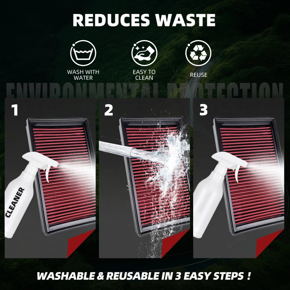 High-Flow Performance Engine Air Filter for VW Golf