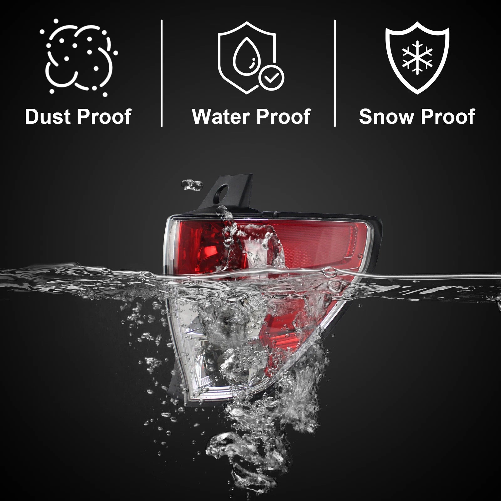Right Passenger Side Tail Light for Subaru Forester (2009-2013)