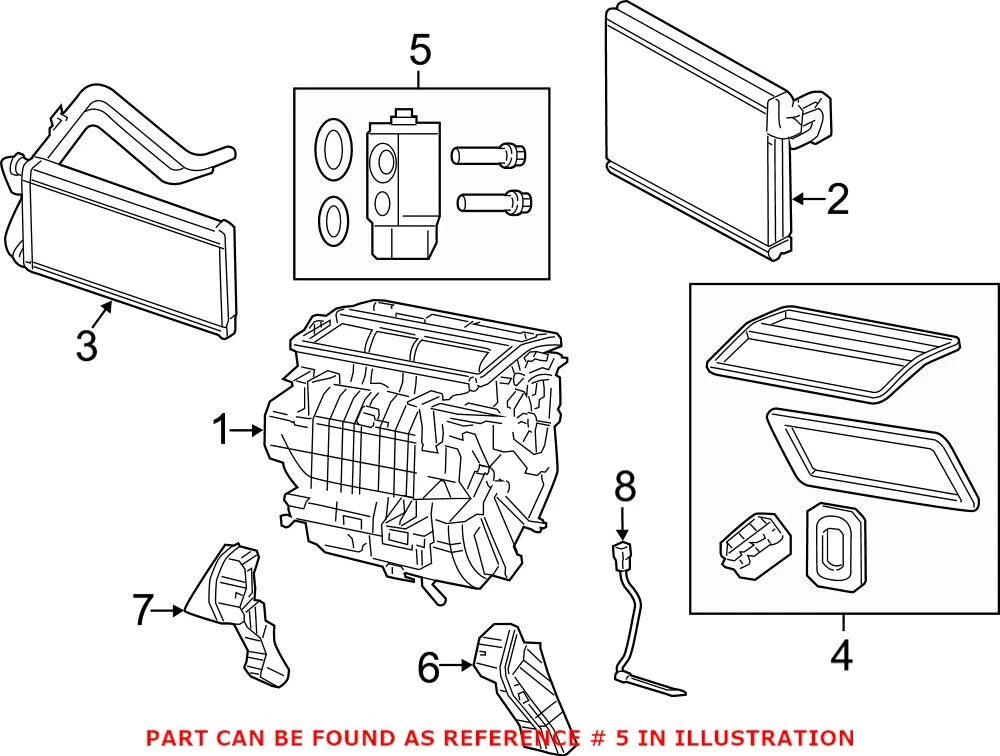 A/C Expansion Valve for Dodge Caliber (2007–2012)