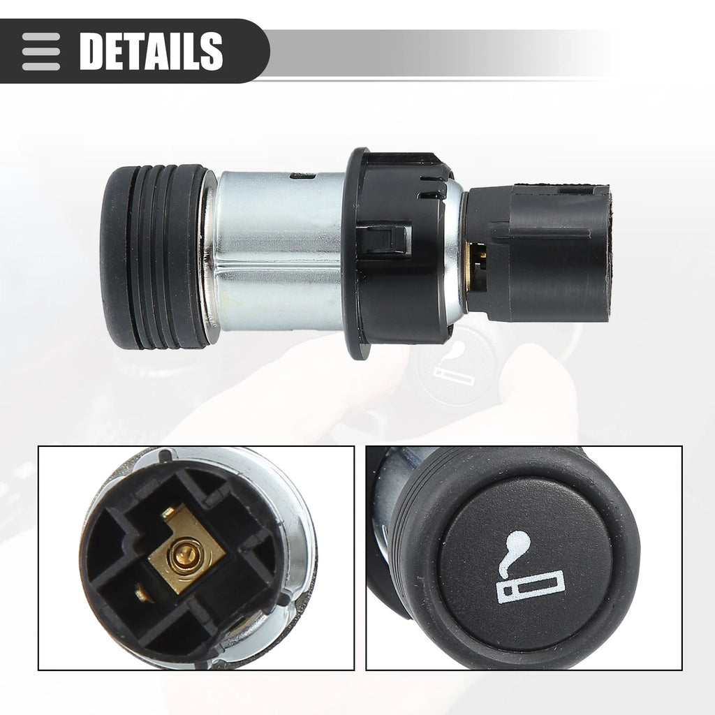 Cigarette Lighter Assembly for Ford E-150 (2009–2012) NO. 98AG-15052-AB Black