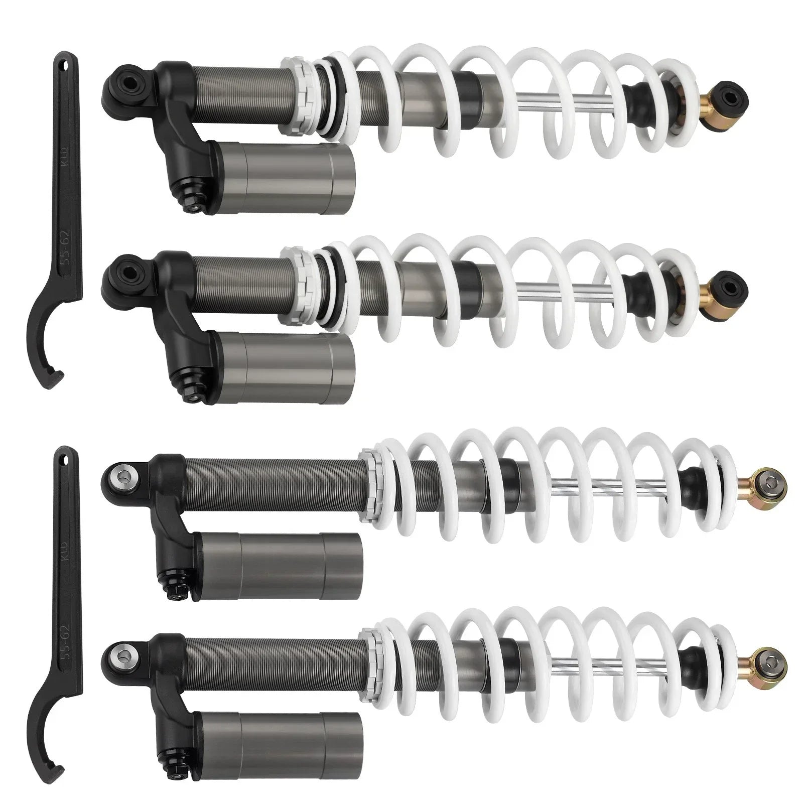 4pcs Air Shocks Absorbers w/ Tool for Polaris RZR S 800 EFI (2009–2012)