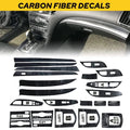Carbon Fiber Pattern Interior Trim Decals for Infiniti G25 G37 (2010–2016)