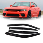 Window Visors Rain Guards for Dodge Charger (2011–2019)