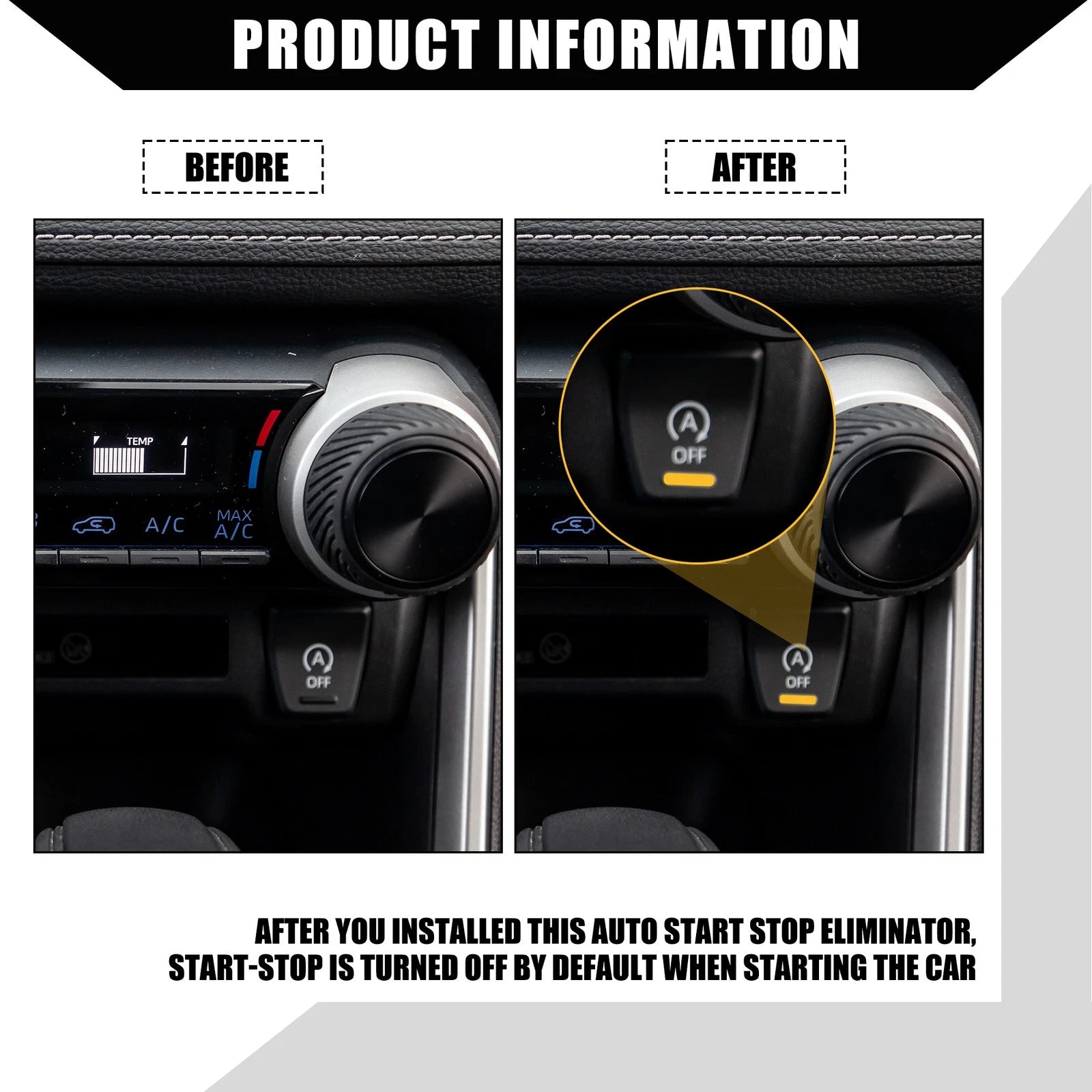 Auto Start Stop A-Off Cable Replacement for Toyota RAV4 (2020–2023)
